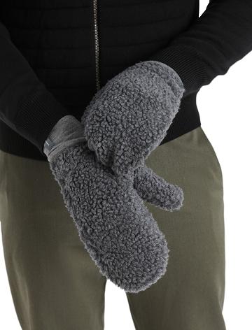 Gants Icebreaker Unisex RealFleece™ Merino High Pile Mittens Homme Grise | FR 1053EBCX